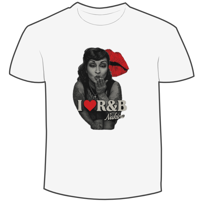 LIMITED EDITION: I ❤️ R&B Nakira Tee/White